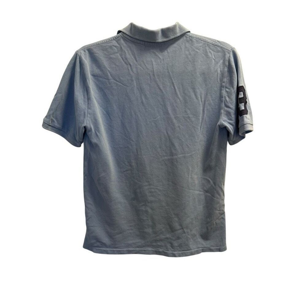 Boys large Polo Ralph Lauren blue polo top - Picture 3 of 4